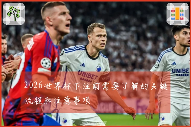 2026世界杯下注前需要了解的关键流程和注意事项