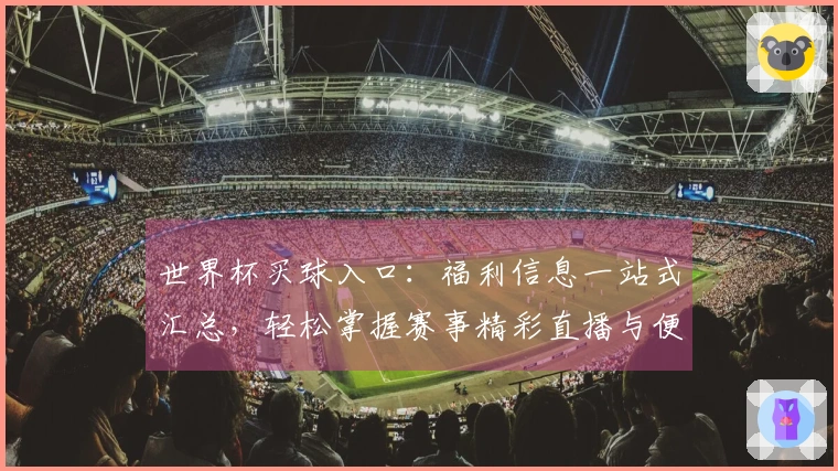 世界杯买球入口:福利信息一站式汇总,轻松掌握赛事精彩直播与便捷使用体验